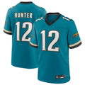 Fenge J.Jaguars #12 Travis Hunter Player Teal Replica Limited Stitched Jerseys