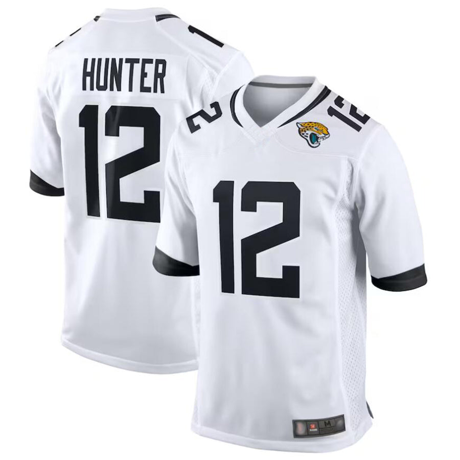 Fenge J.Jaguars #12 Travis Hunter Player White Replica Game Stitched Jerseys