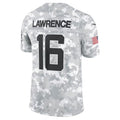 Fenge J.Jaguars #16 Trevor Lawrence Arctic Camo 2024 Salute to Service Limited Stitched Jerseys