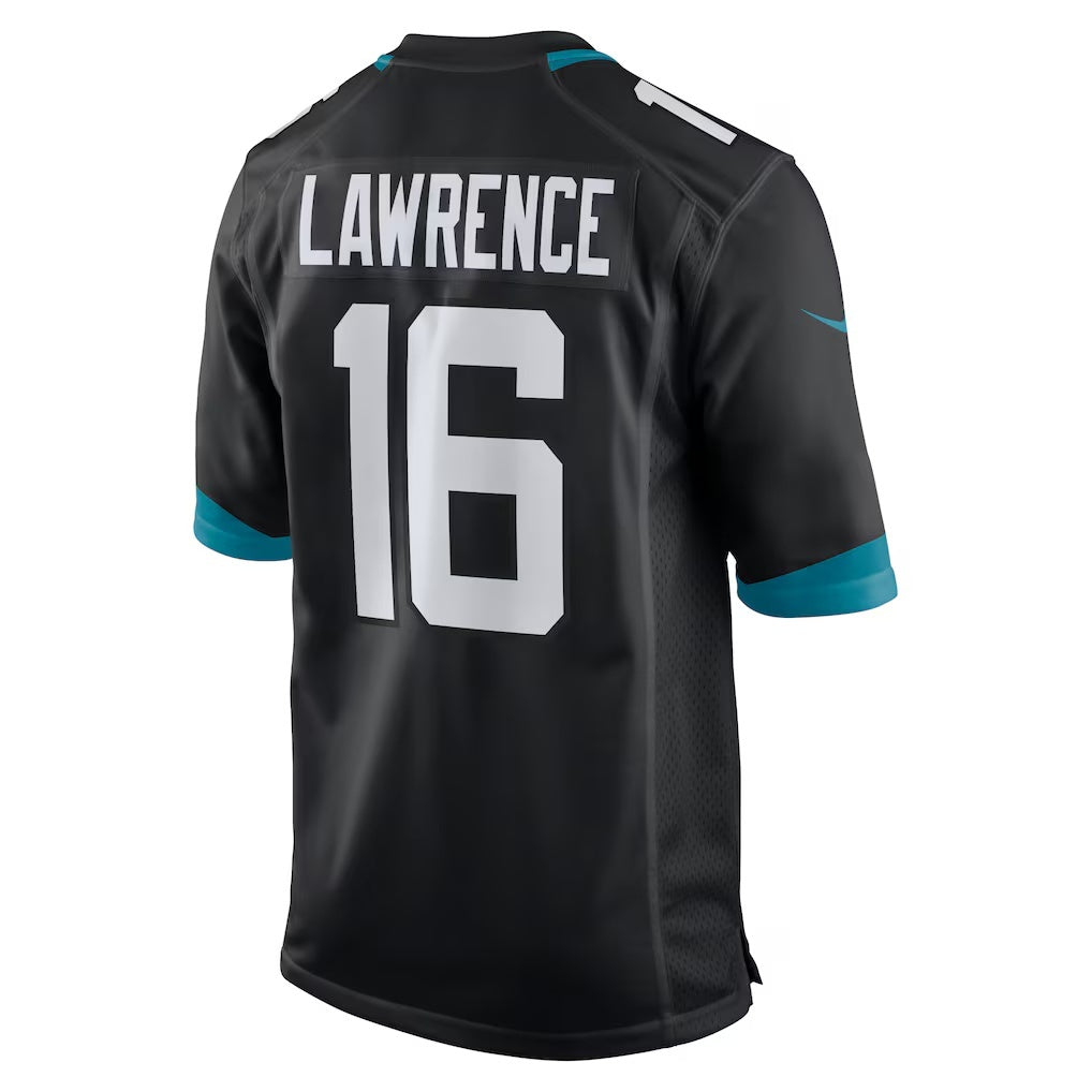 Fenge J.Jaguars #16 Trevor Lawrence Black Alternate Game Stitched Jerseys