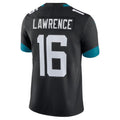 Fenge J.Jaguars #16 Trevor Lawrence Black Alternate Vapor Limited Stitched Jerseys
