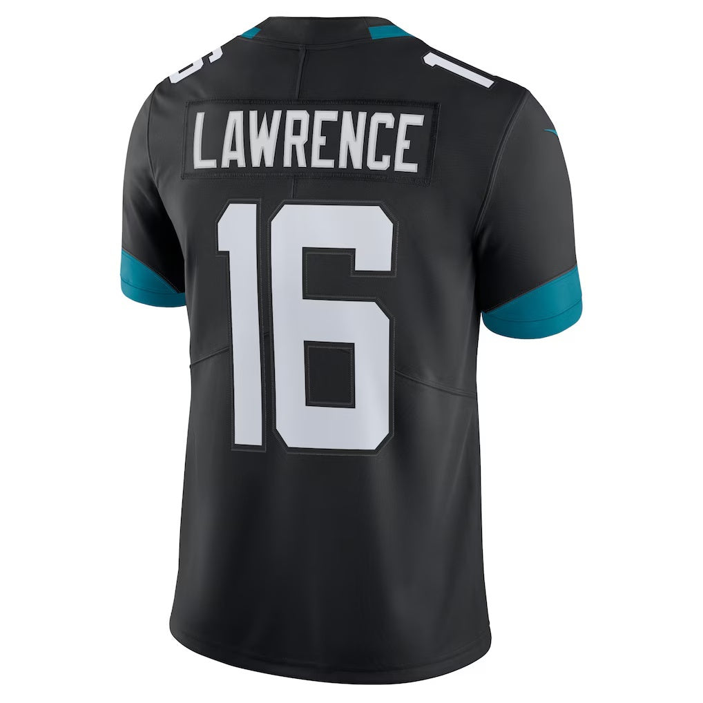 Fenge J.Jaguars #16 Trevor Lawrence Black Alternate Vapor Limited Stitched Jerseys