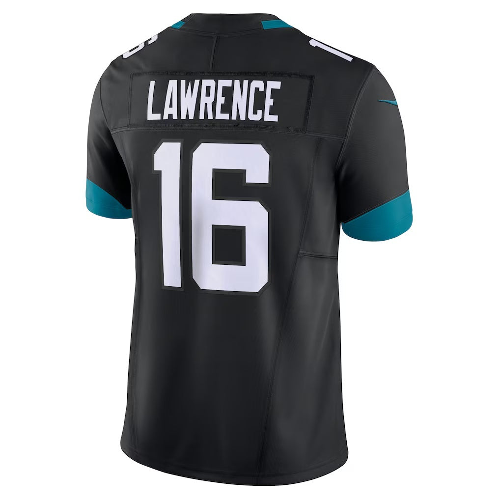 Fenge J.Jaguars #16 Trevor Lawrence Black Vapor F.U.S.E. Limited Stitched Jerseys