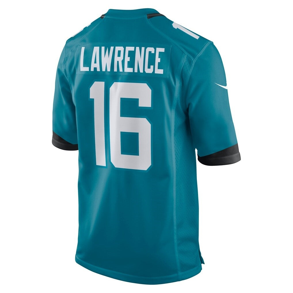 Fenge J.Jaguars #16 Trevor Lawrence Teal Game Jersey Stitched Jerseys