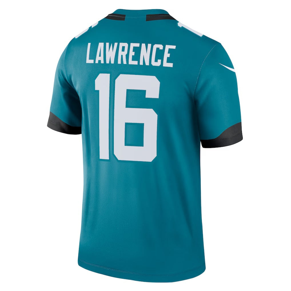 Fenge J.Jaguars #16 Trevor Lawrence Teal Legend Player Performance Top Stitched Jerseys