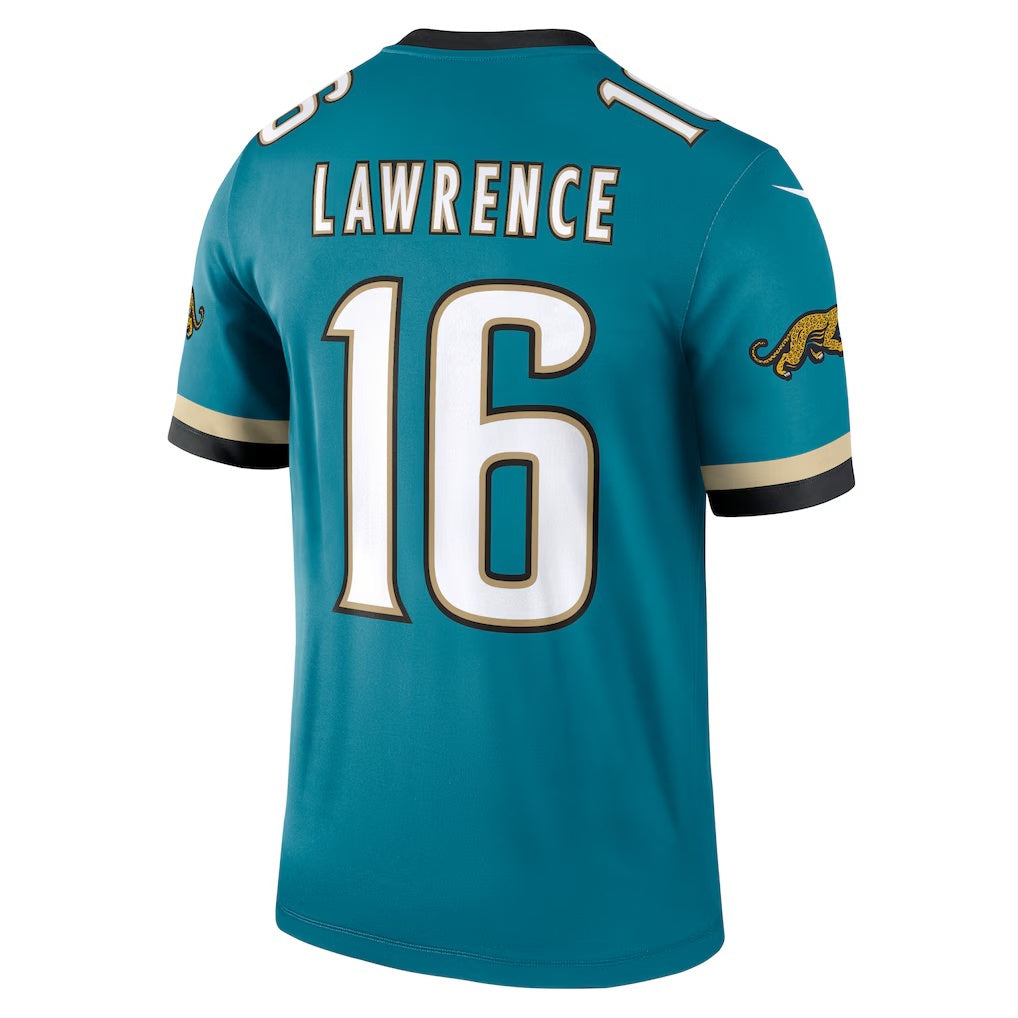 Fenge J.Jaguars #16 Trevor Lawrence Teal Legend Player Performance Stitched Jerseys