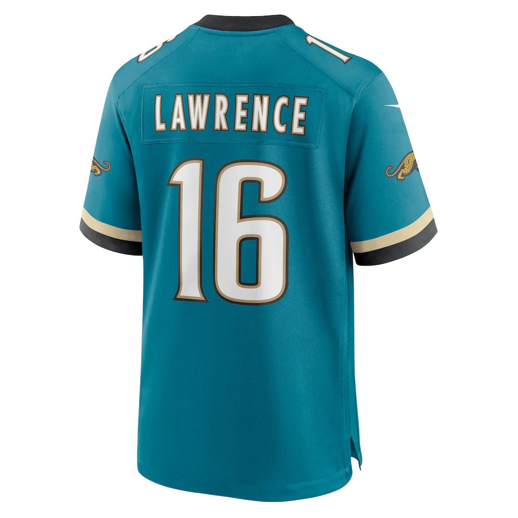 Fenge J.Jaguars #16 Trevor Lawrence Teal Prowler Throwback Player Game Stitched Jerseys