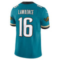 Fenge J.Jaguars #16 Trevor Lawrence Teal Prowler Throwback Vapor F.U.S.E. Limited Stitched Jerseys