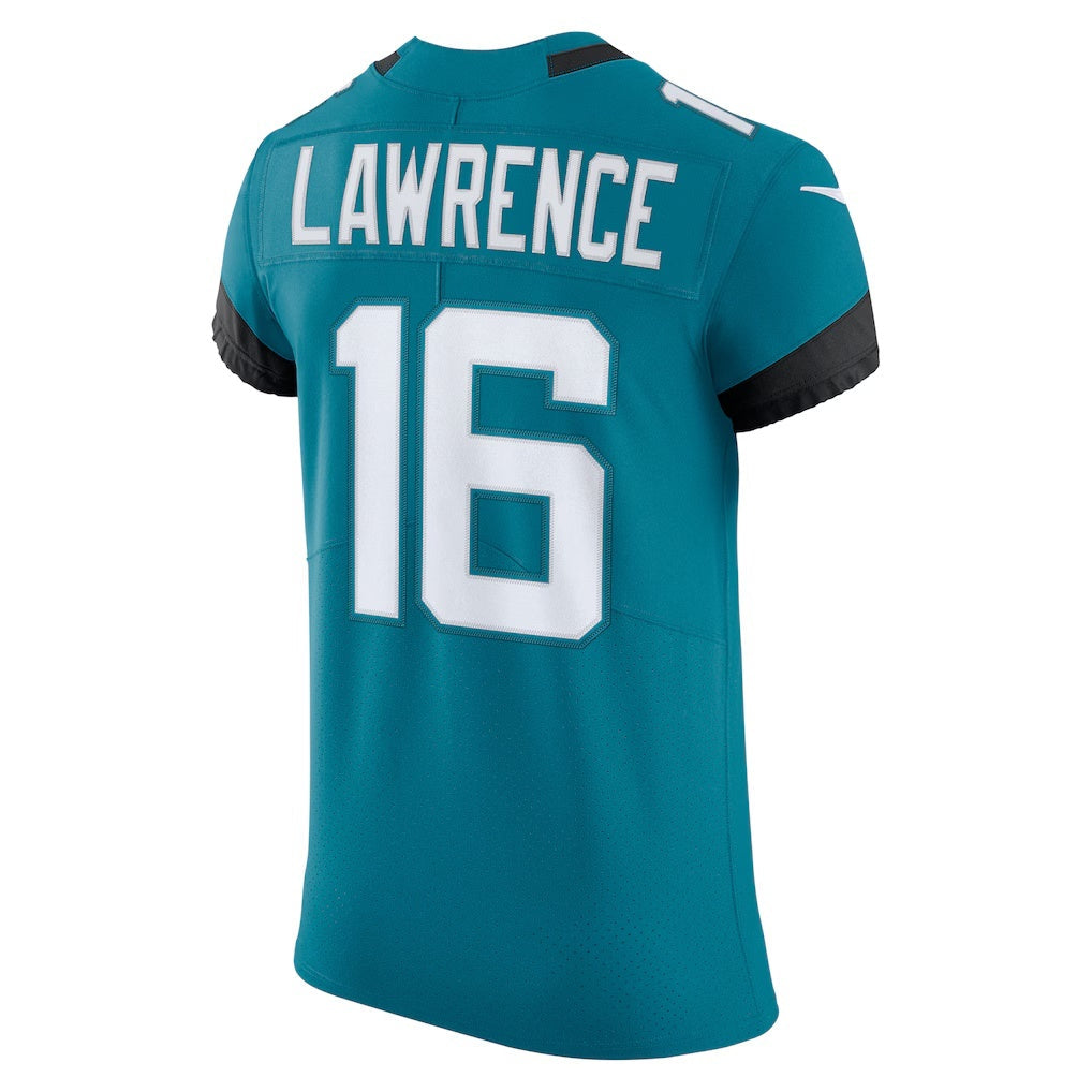 Fenge J.Jaguars #16 Trevor Lawrence Teal Vapor Elite Stitched Jerseys