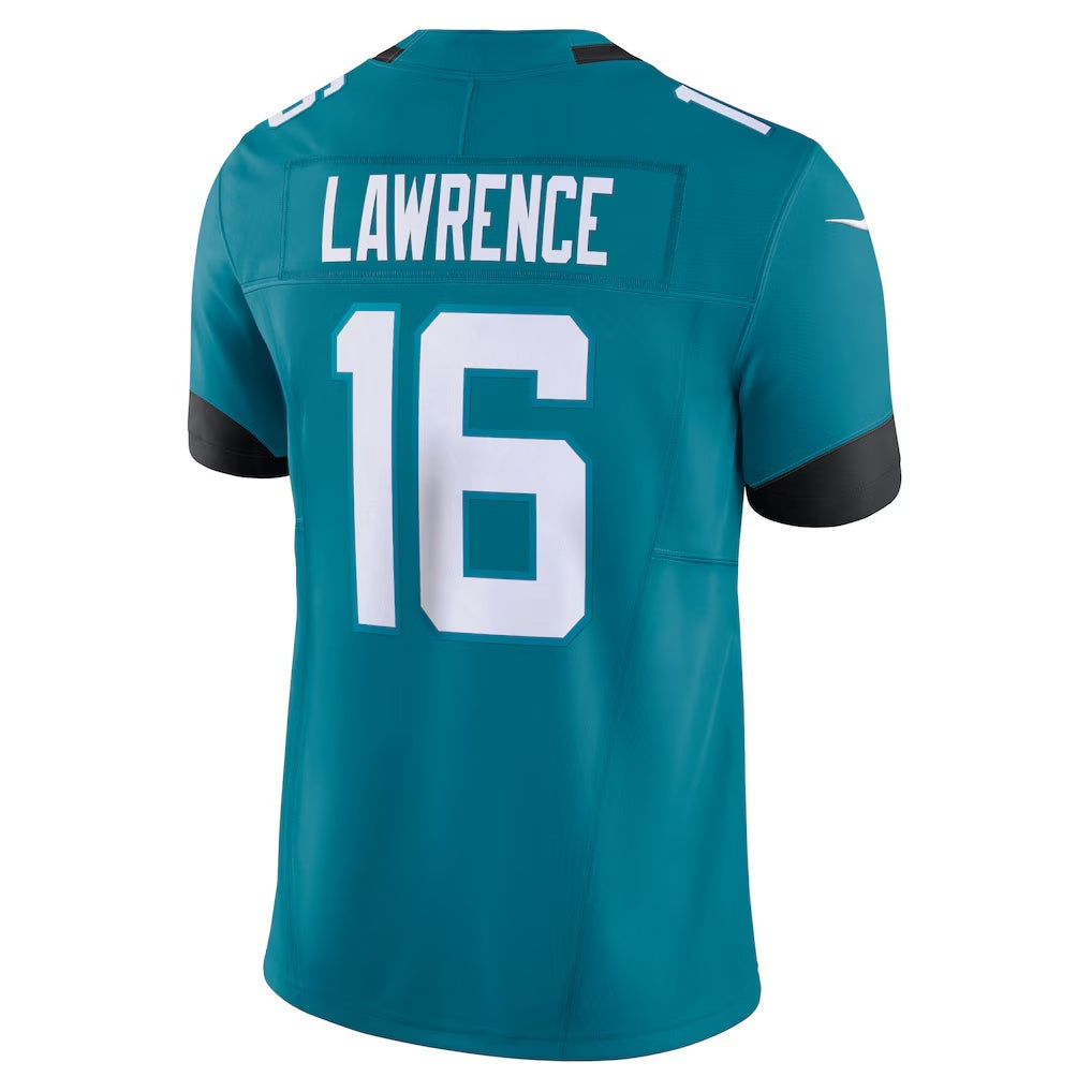 Fenge J.Jaguars #16 Trevor Lawrence Teal Vapor F.U.S.E. Limited Stitched Jerseys