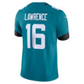 Fenge J.Jaguars #16 Trevor Lawrence Teal Vapor F.U.S.E. Limited Stitched Jerseys