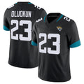 Fenge J.Jaguars #23 Foyesade Oluokun Player Black Vapor F.U.S.E. Limited Home Game Stitched Jerseys