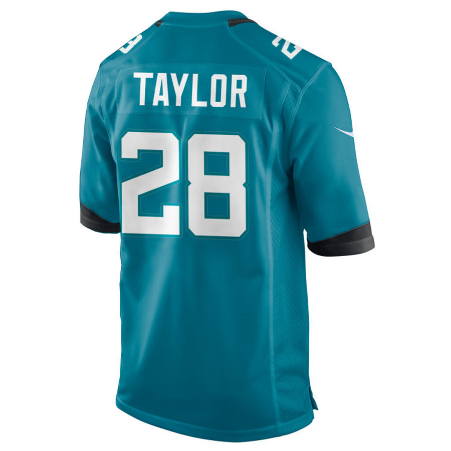 Fenge J.Jaguars #28 Fred Taylor Player Teal Home Game Stitched Jerseys