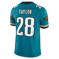 Fenge J.Jaguars #28 Fred Taylor Teal Prowler Throwback Vapor F.U.S.E. Limited Retired Player Stitched Jerseys