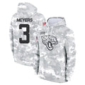 Fenge J.Jaguars #3 Jakobi Meyers Player Arctic Camo Salute to Service Hoodies Limited Game Stitched Jerseys