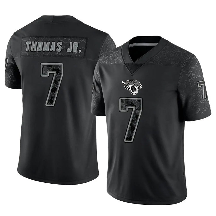 Fenge J.Jaguars #7 Brian Thomas Jr. Player Black RFLCTV Limited Stitched Jerseys