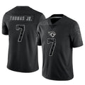 Fenge J.Jaguars #7 Brian Thomas Jr. Player Black RFLCTV Limited Stitched Jerseys