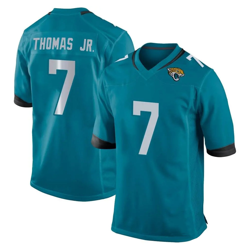 Fenge J.Jaguars #7 Brian Thomas Jr. Player Teal Home Game Stitched Jerseys