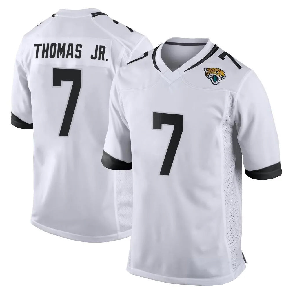 Fenge J.Jaguars #7 Brian Thomas Jr. Player White Home Game Stitched Jerseys