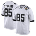 Fenge J.Jaguars #85 Brenton Strange Player White Home Game Stitched Jerseys
