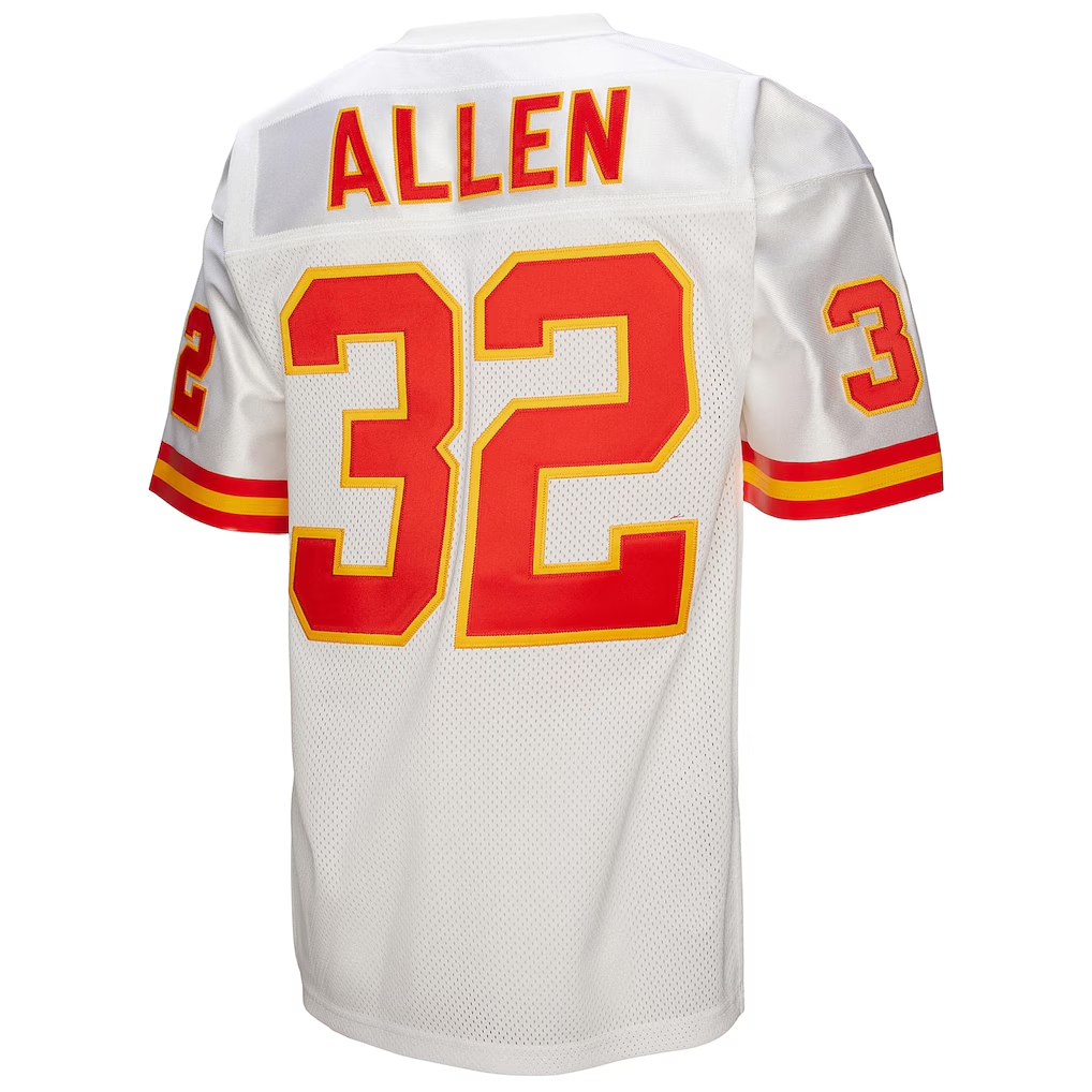 Fenge KC.Chiefs 1994 #32 Marcus Allen Mitchell & Ness White Authentic Throwback Retired Player Jersey
