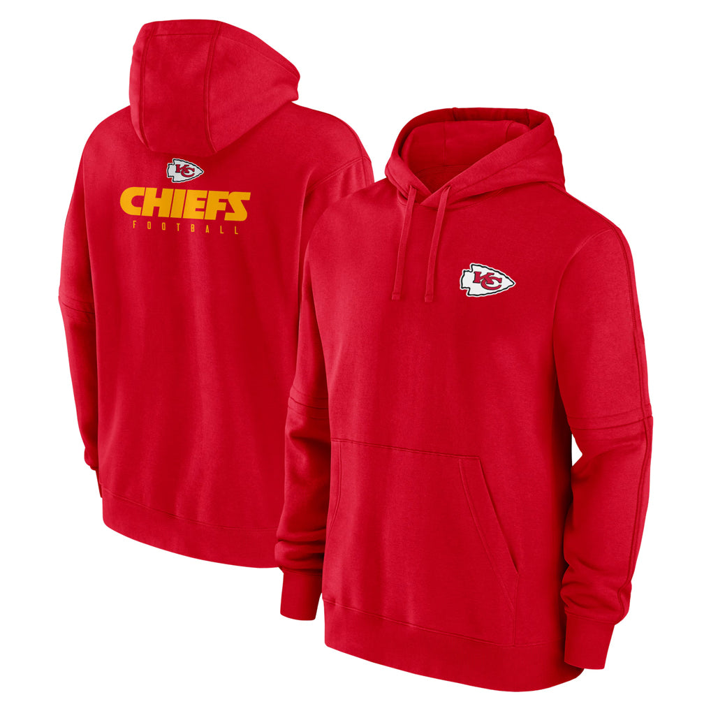 Fenge KC.Chiefs Red Pullover Hoodies Limited Blank Player Stitched Jerseys
