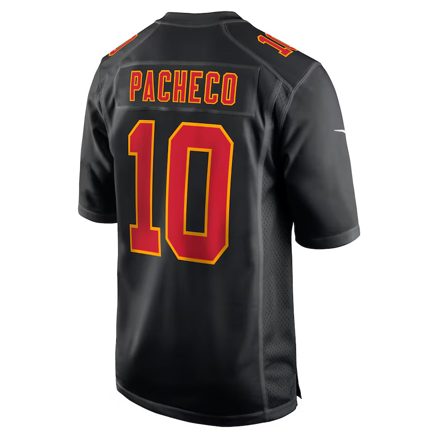 Fenge KC.Chiefs #10 Isiah Pacheco Player Black Fashion Game Stitched Jerseys