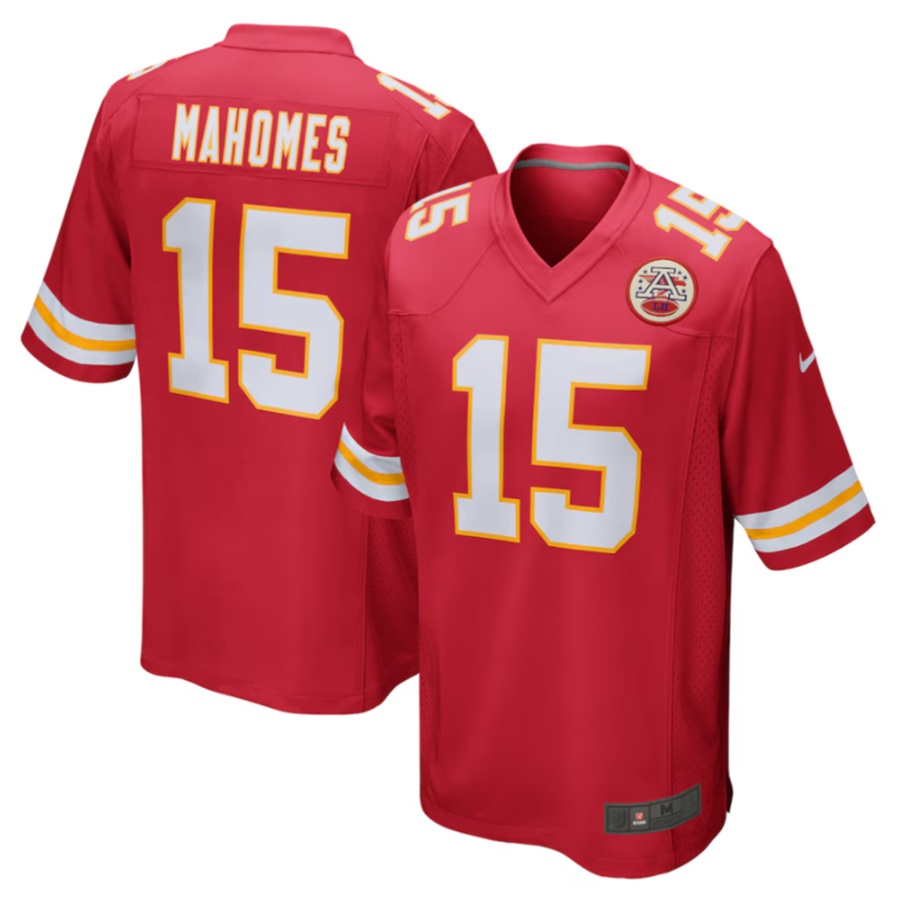 Fenge KC.Chiefs #15 Patrick Mahomes Player Red Home Game Stitched Jersey