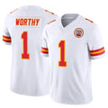 Fenge KC.Chiefs #1 Xavier Worthy Player White Vapor F.U.S.E. Limited Stitched Jerseys