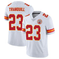 Fenge KC.Chiefs #23 Drue Tranquill Player White Limited Vapor Untouchable Home Game Stitched Jerseys