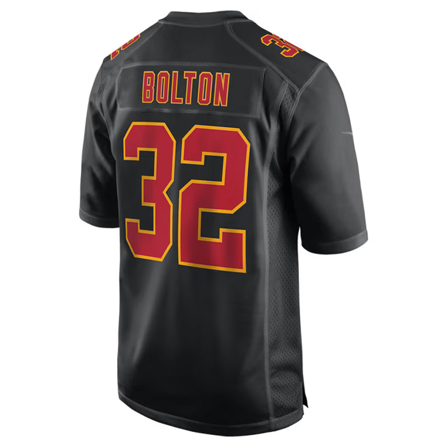 Fenge KC.Chiefs #32 Nick Bolton Player Black Fashion Game Stitched Jerseys