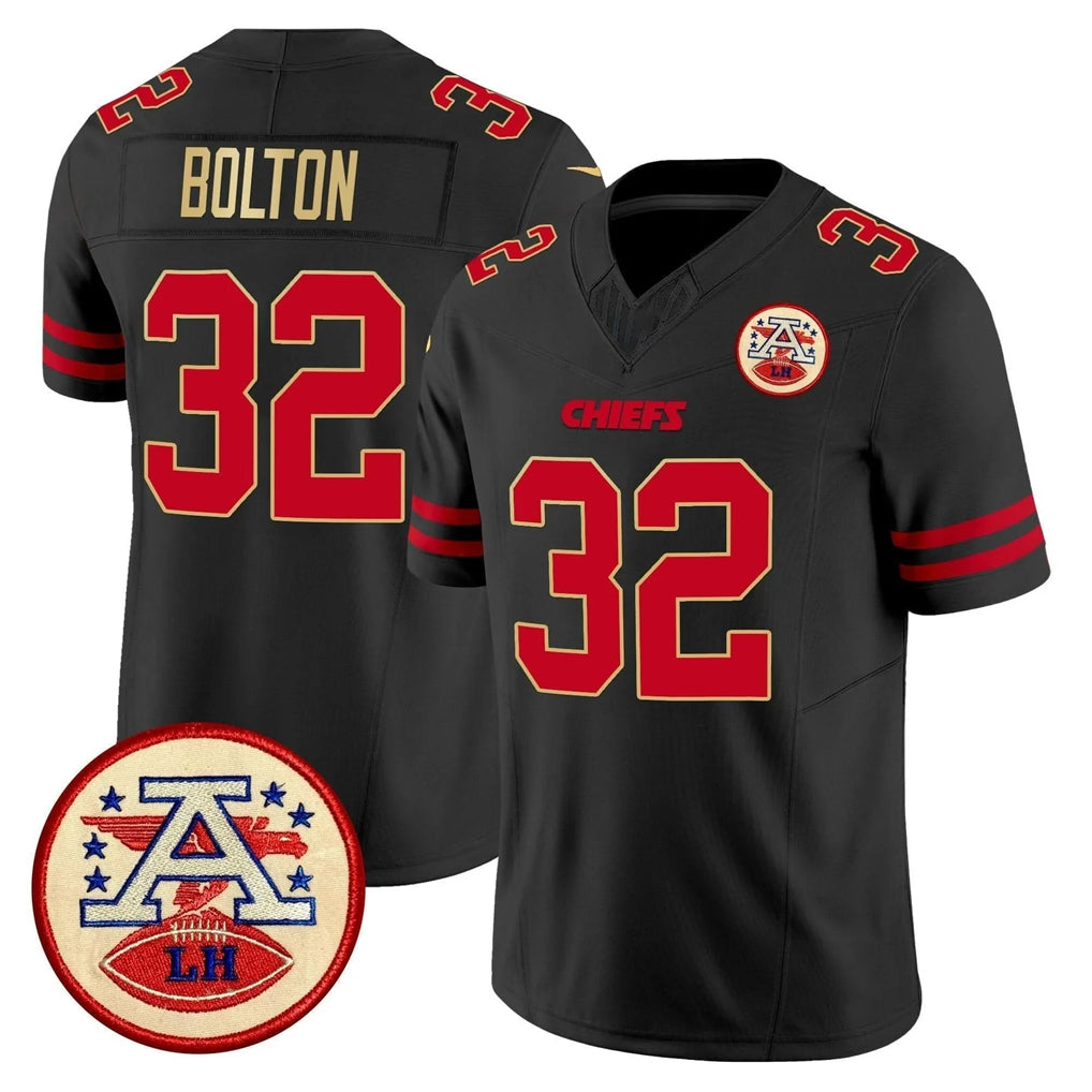 Fenge KC.Chiefs #32 Nick Bolton Player Black Limited Vapor F.U.S.E. Home Game Stitched Jerseys