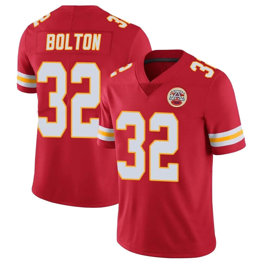 Fenge KC.Chiefs #32 Nick Bolton Player Red Vapor Limited  Stitched Jerseys