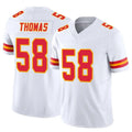 Fenge KC.Chiefs #58 Derrick Thomas Player White Vapor F.U.S.E. Limited Stitched Jerseys