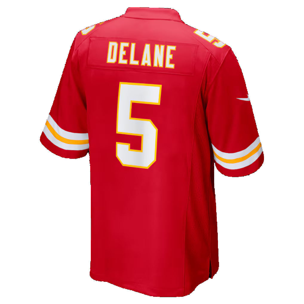Fenge KC.Chiefs #5 Mansoor Delane Red 2026 Draft First Round Pick No. 6 Team Game Stitched Jerseys