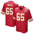 Fenge KC.Chiefs #65 Trey Smith Player Red Home Game Stitched Jerseys