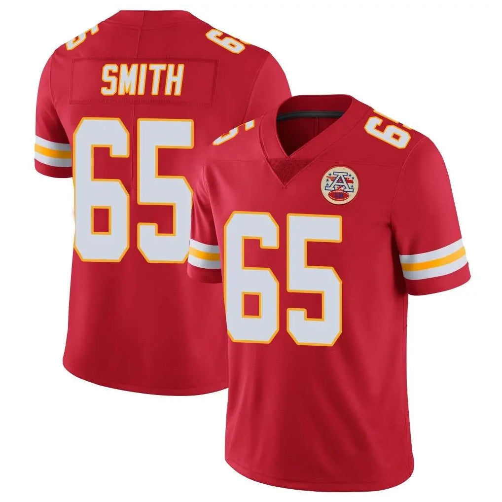 Fenge KC.Chiefs #65 Trey Smithy Player Red Limited Vapor Untouchable Home Game Stitched Jerseys