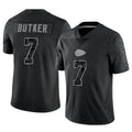Fenge KC.Chiefs #7 Harrison Butker Player Black RFLCTV Limited Stitched Jerseys