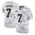 Fenge KC.Chiefs #7 Harrison Butker Player Limited Arctic Camo Salute to Service Stitched Jerseys