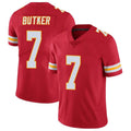 Fenge KC.Chiefs #7 Harrison Butker Player Red Vapor Limited Stitched Jerseys