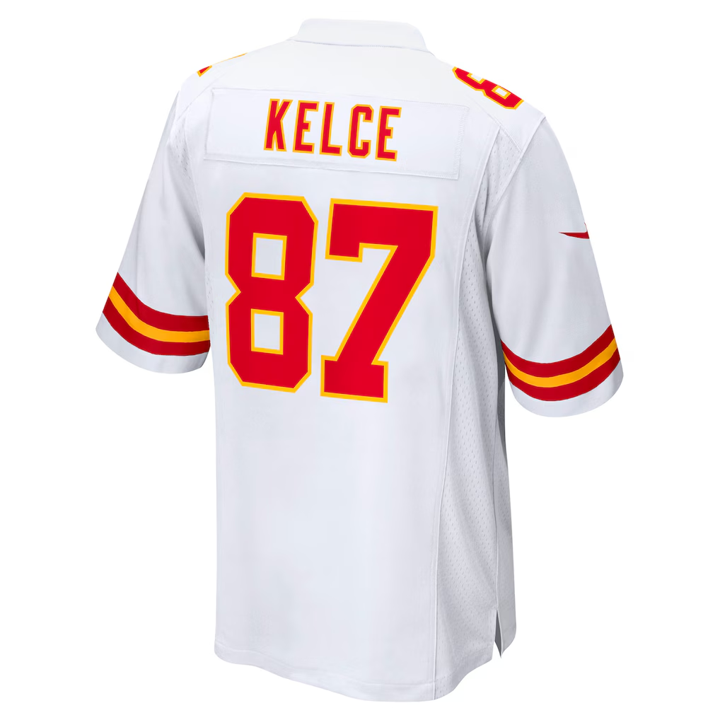 Fenge KC.Chiefs #87 Travis Kelce White Player Game Stitched Jerseys