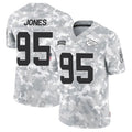 Fenge KC.Chiefs #95 Chris Jones Player Arctic Camo Salute to Service Limited Stitched Jerseys