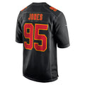Fenge KC.Chiefs #95 Chris Jones Player Black Fashion Game Stitched Jerseys