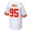 Fenge KC.Chiefs #95 Chris Jones Player White Home Game Stitched Jerseys