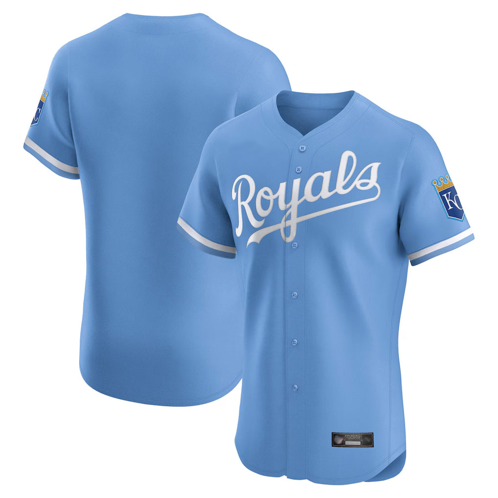 Fenge KC.Royals Light Blue Alt Limited Elite Blank Player Stitched Jerseys