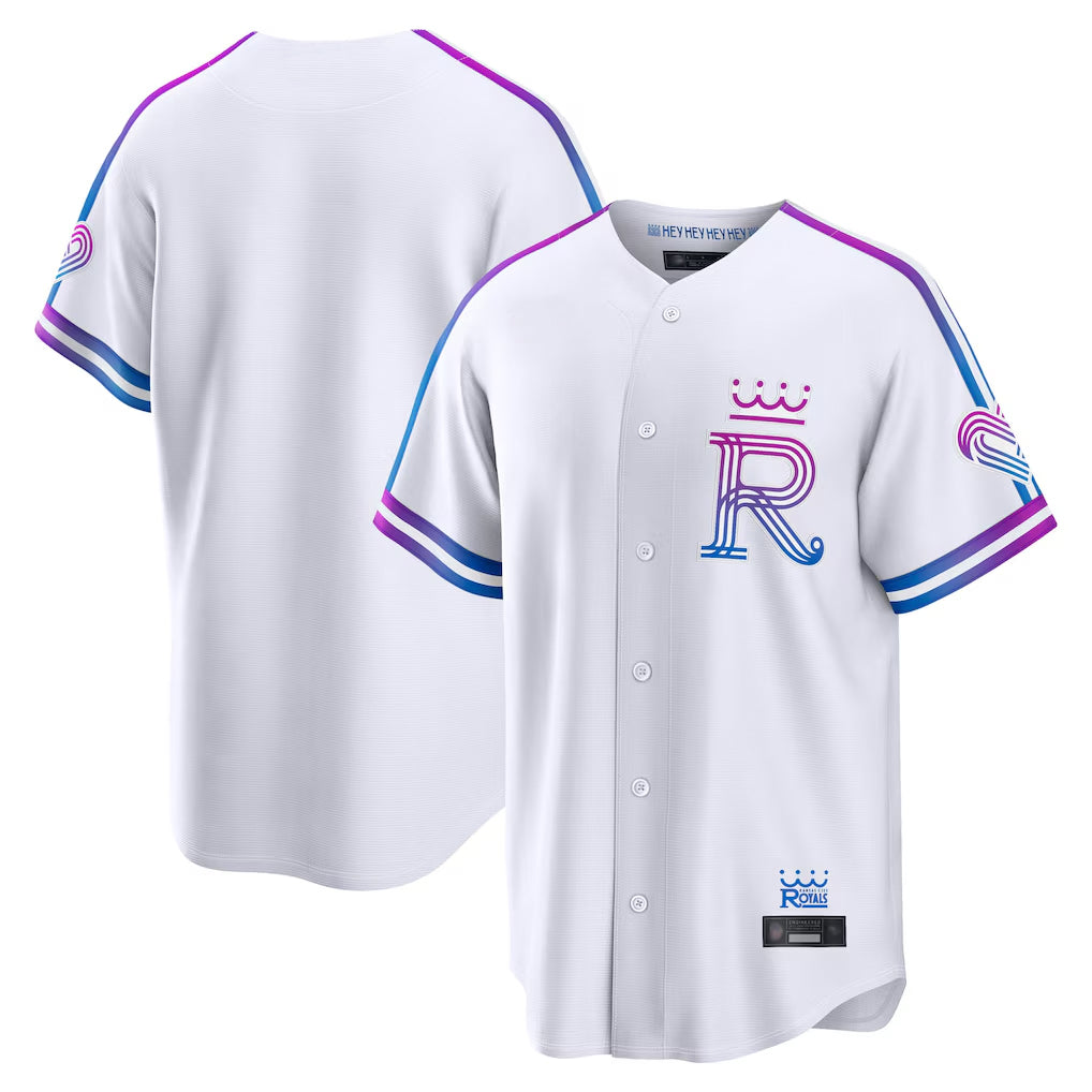 Fenge KC.Royals White 2026 City Connect Limited Home Blank Player Stitched Jerseys