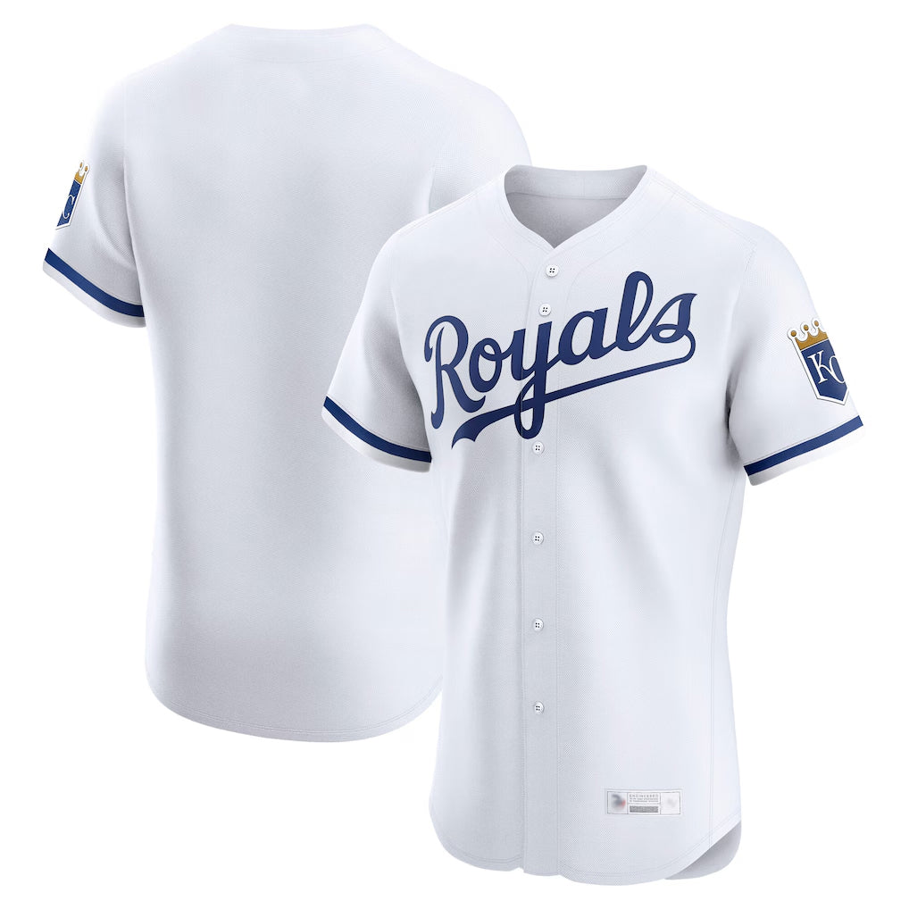 Fenge KC.Royals White Alt Limited Elite Home Blank Player Stitched Jerseys
