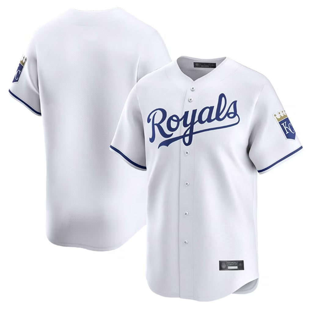 Fenge KC.Royals White Alt Limited Home Blank Player Stitched Jerseys