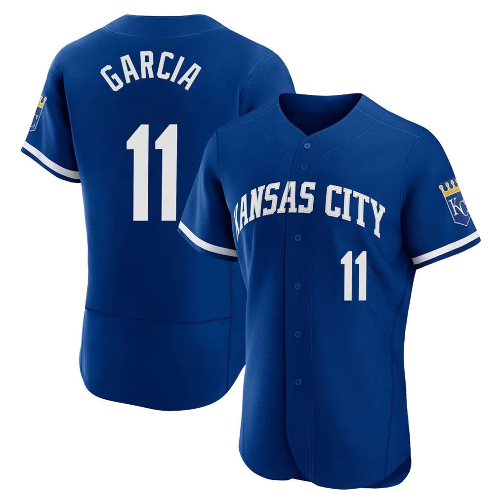 Fenge KC.Royals #11 Maikel Garcia Player Royal City Connect Limited Elite Home Game Stitched Jerseys
