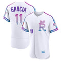 Fenge KC.Royals #11 Maikel Garcia Player White 2026 City Connect Limited Elite Home Stitched Jerseys